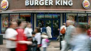 Un restaurante de la cadena de comida rápida Burger King.