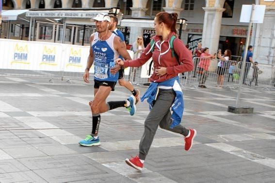 Auf der Strecke des Mallorca Marathons