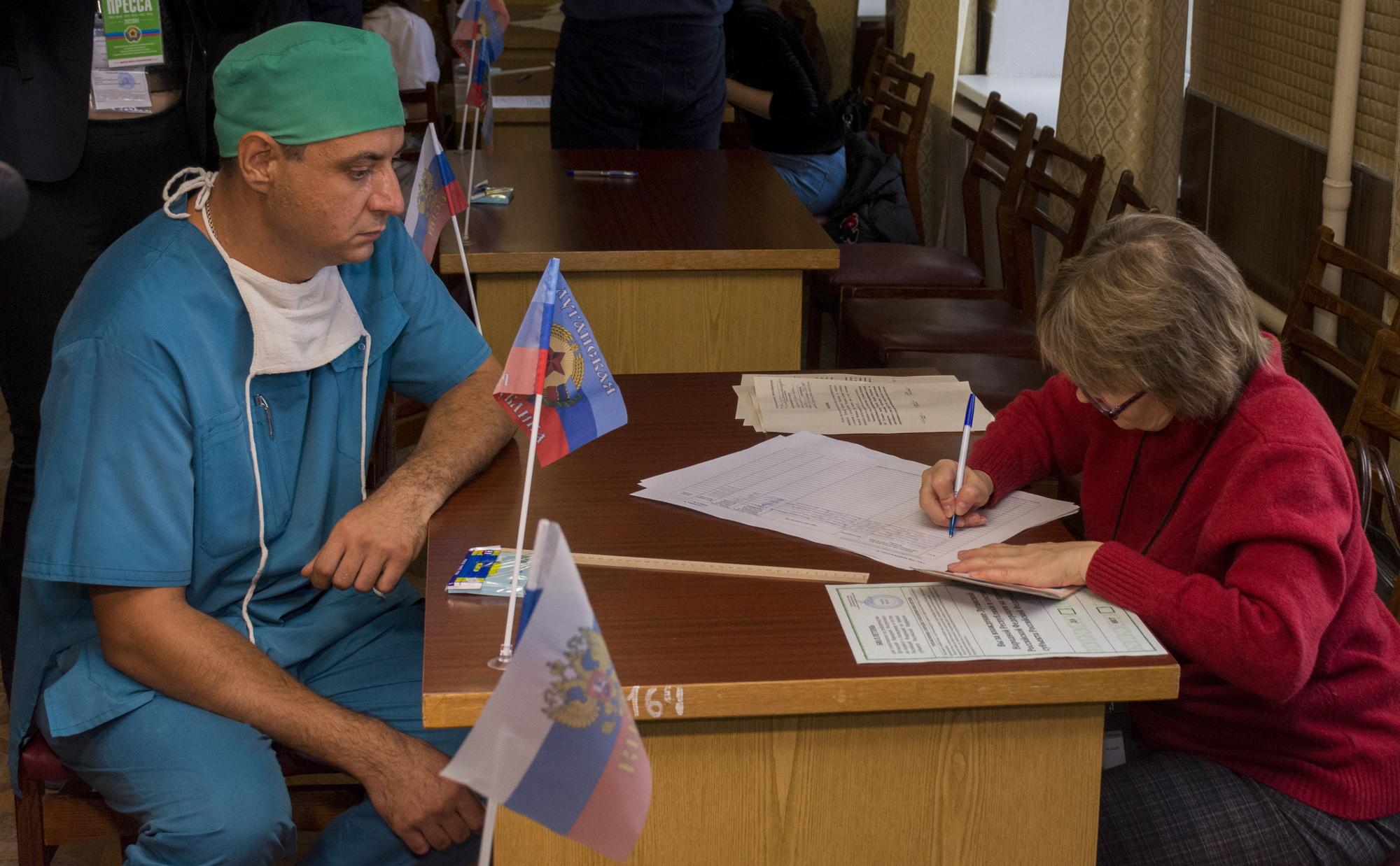 The referendum to join Russian Federation in Luhansk region