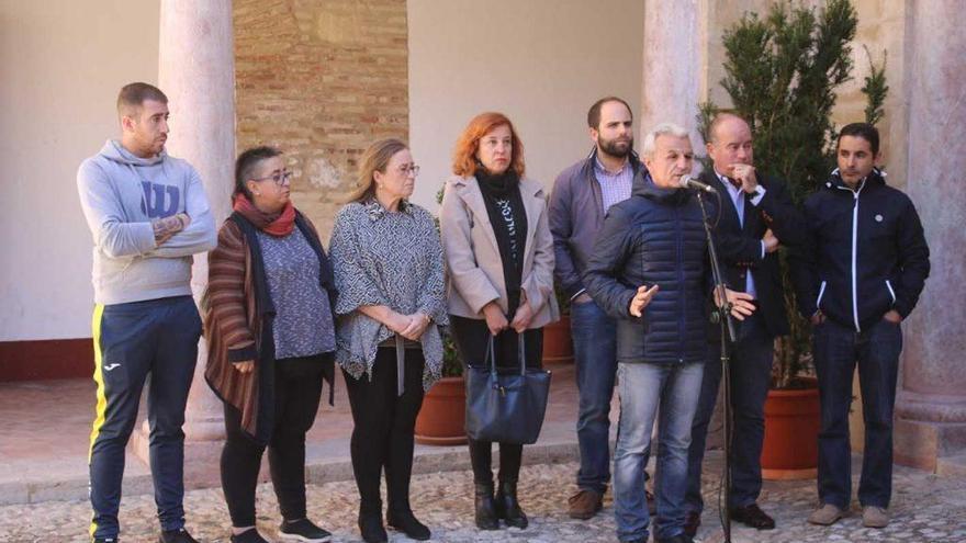 Imagen de la rueda de prensa de los alcaldes de la comarca de Antequera.