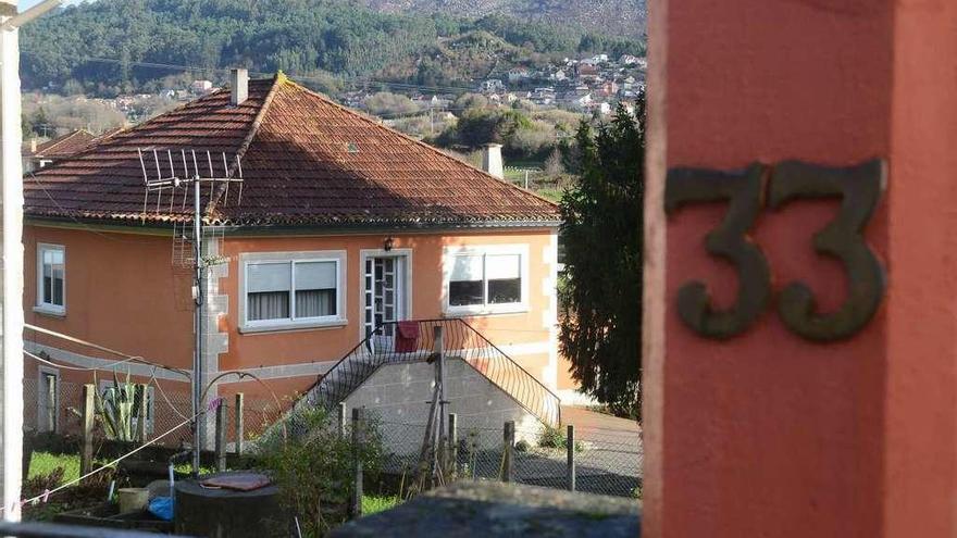 La casa en donde se declaró el incendio durante la tormenta con rayos del miércoles. // G.N.