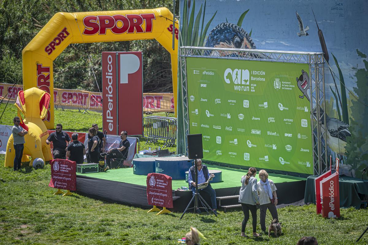 CAN WE RUN BARCELONA. La carrera organizada por Prensa Ibérica y El Periódico de Catalunya con la colaboración de Sport ,  donde las personas y sus mascotas perrunas corren en familia