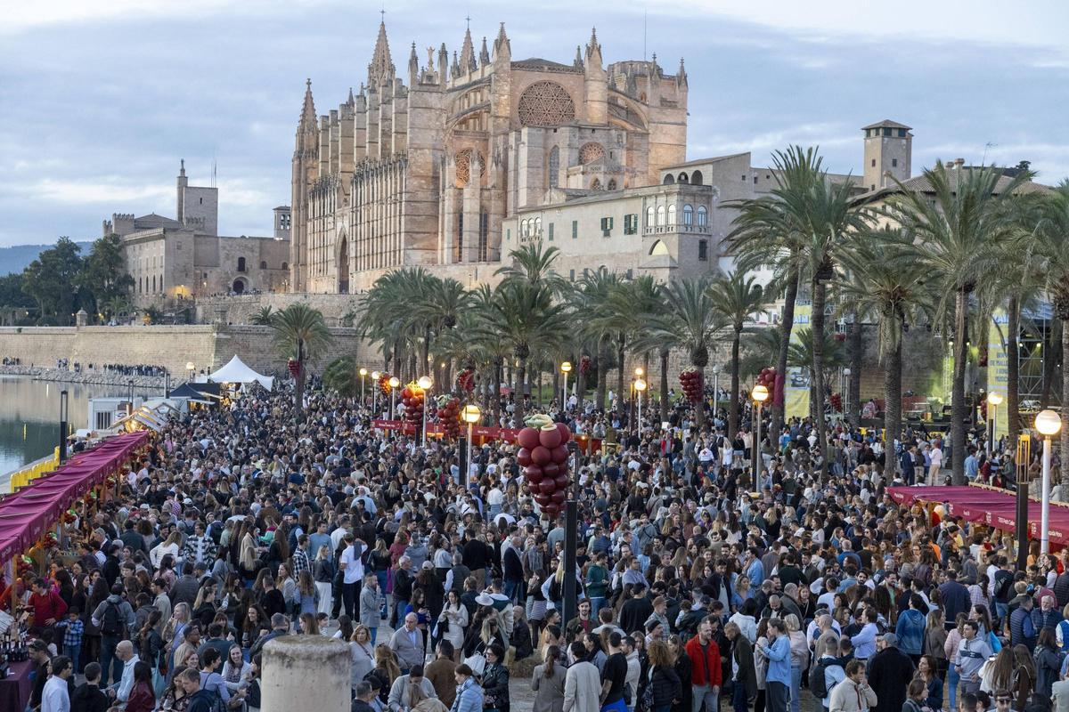 FOTOS | Palma reune a centenares de personas para disfrutar del Raïm Wine Fest