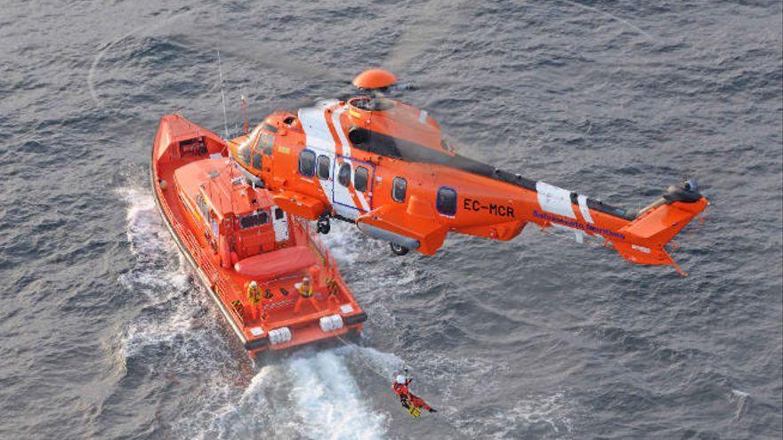 Equipo de rescate de Salvamento Marítimo