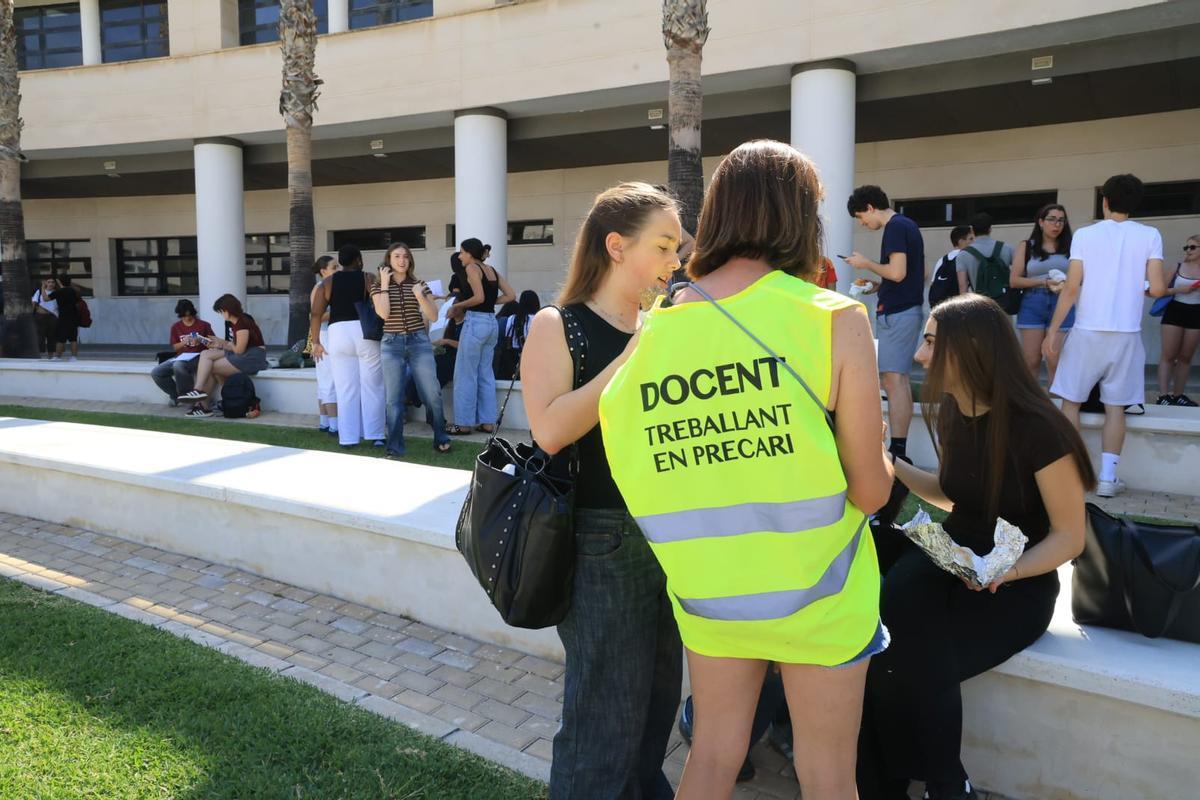 Reivindicaciones en el primer descanso entre exámenes