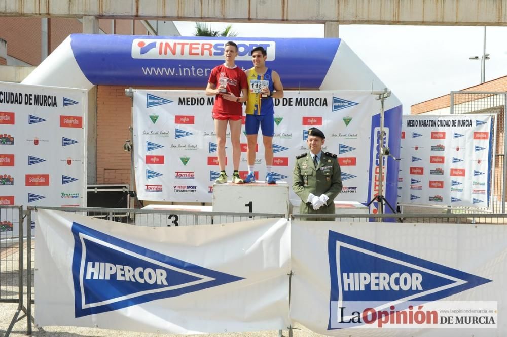 Media Maratón de Murcia: podios