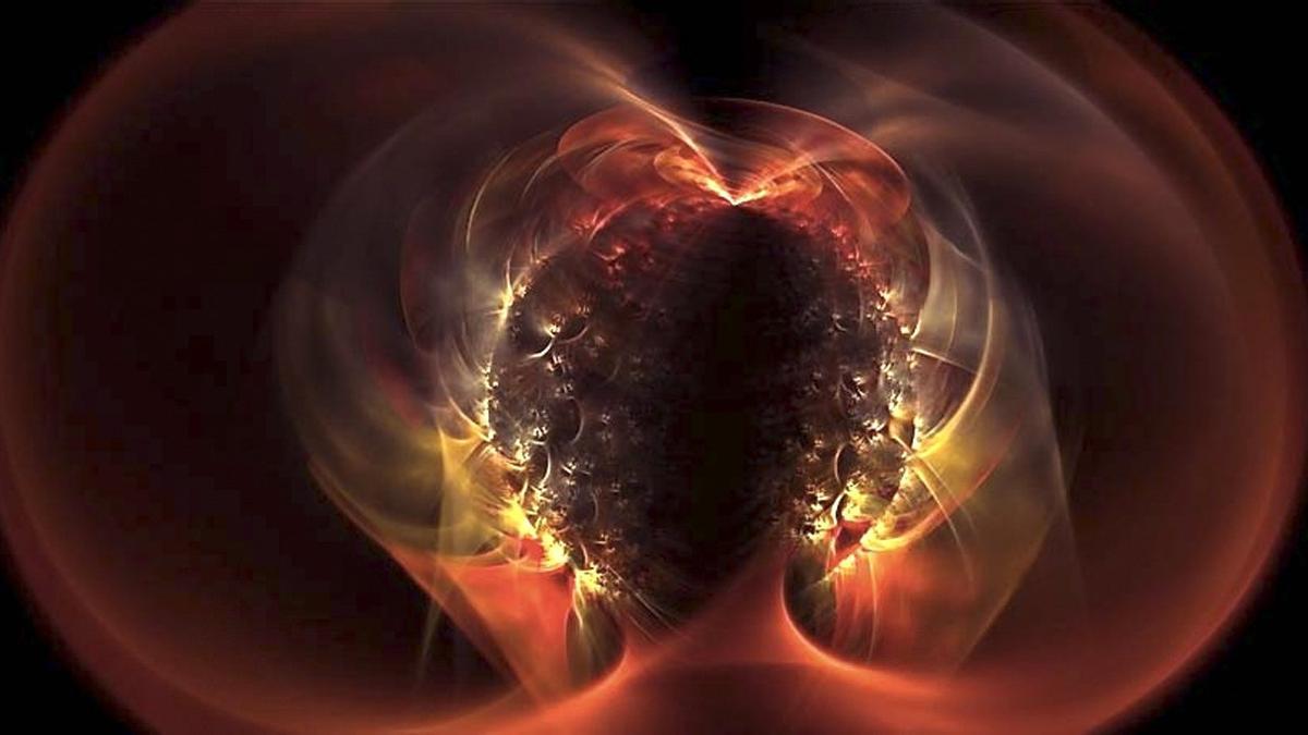 Imagen artística de un magnetar.