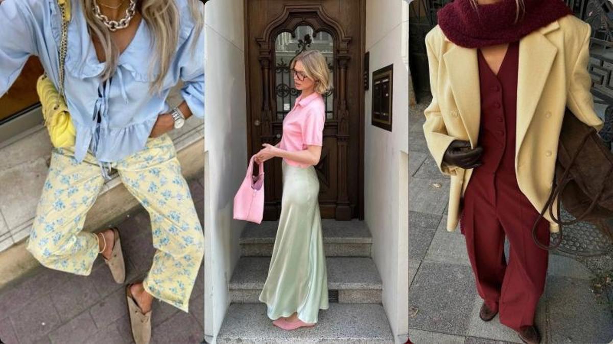 Las combinaciones de colores que tu madre no te dejaba llevar y son preciosas y muy tendencia