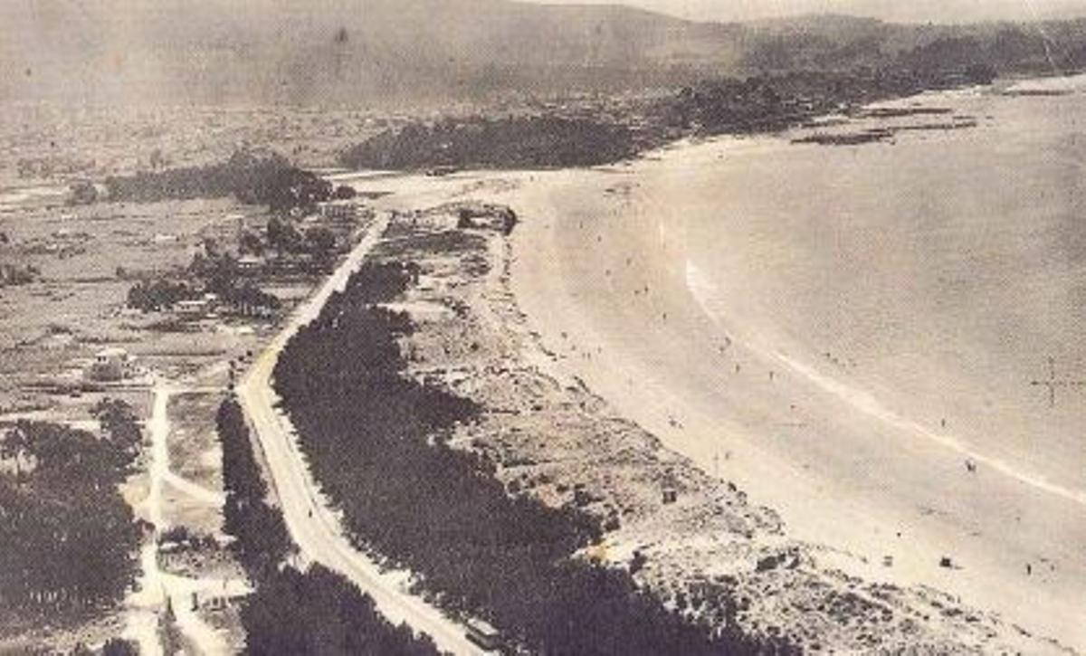 Samil, en Vigo, en los años 60.