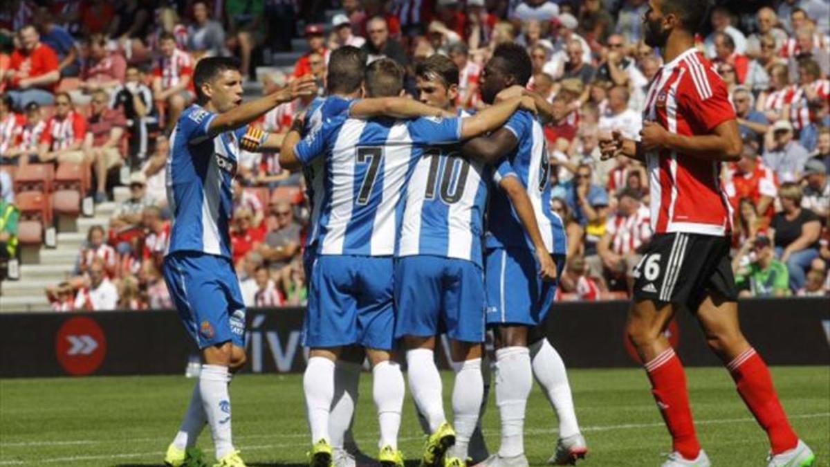 El año pasado, 1-1 en St. Mary's con gol de Salva Sevilla