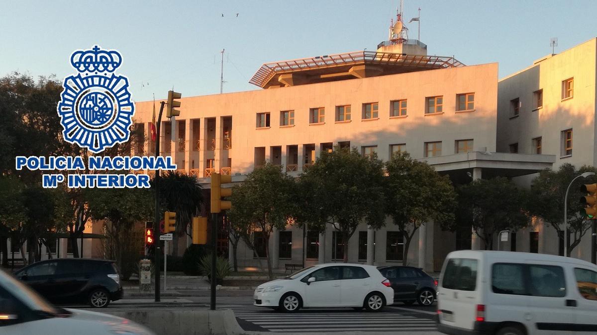 Comisaría de Policía Nacional en Málaga.