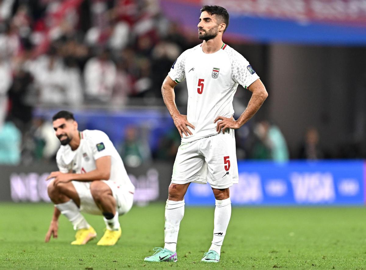 Jugadores de la selección de Irán