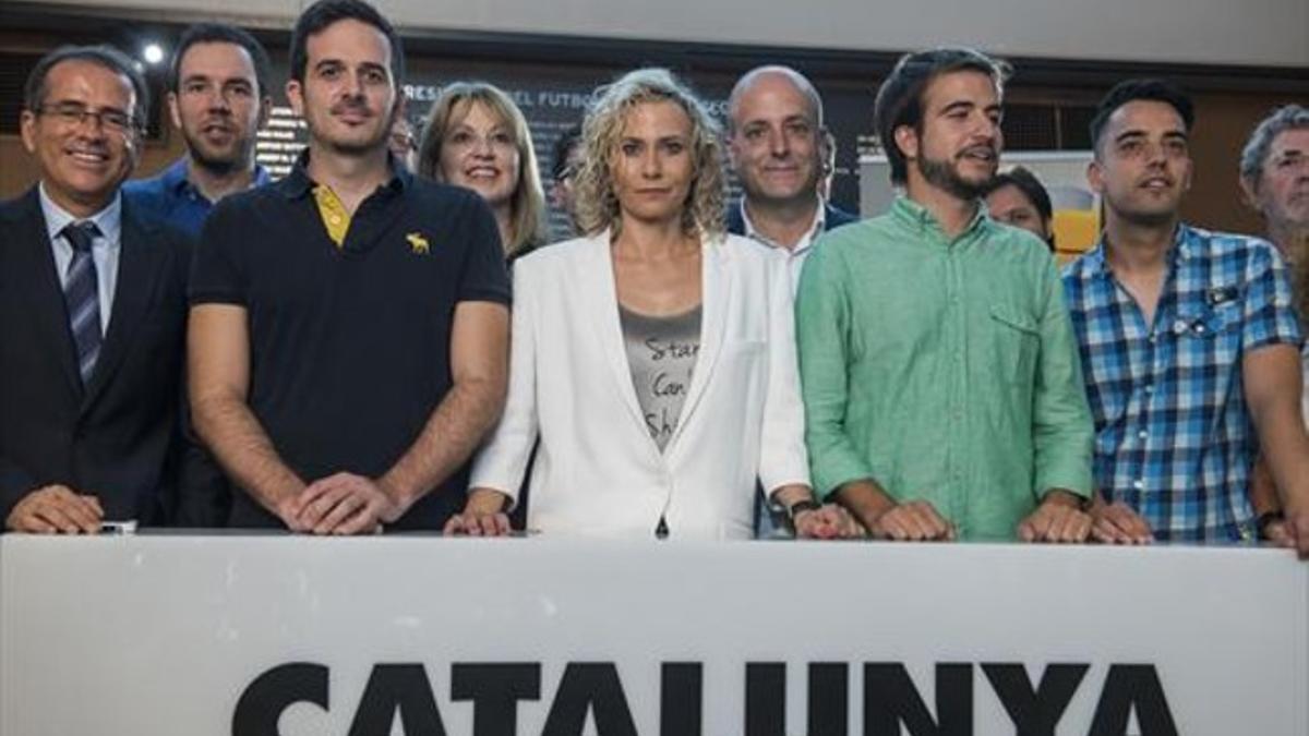 Los realizadores de Catalunya Ràdio, ayer