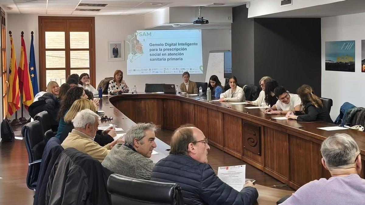 La iniciativa se desarrolla en Borja, donde se presentó por parte de la universidad e IIS-Aragón ante representantes del Salud, comarca y ayuntamientos.