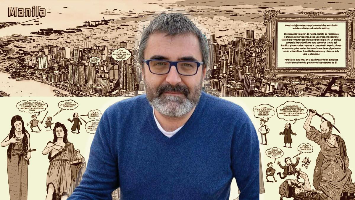 Pedro Cifuentes, profesor de Secundaria y autor de 'Historia del arte en cómic'