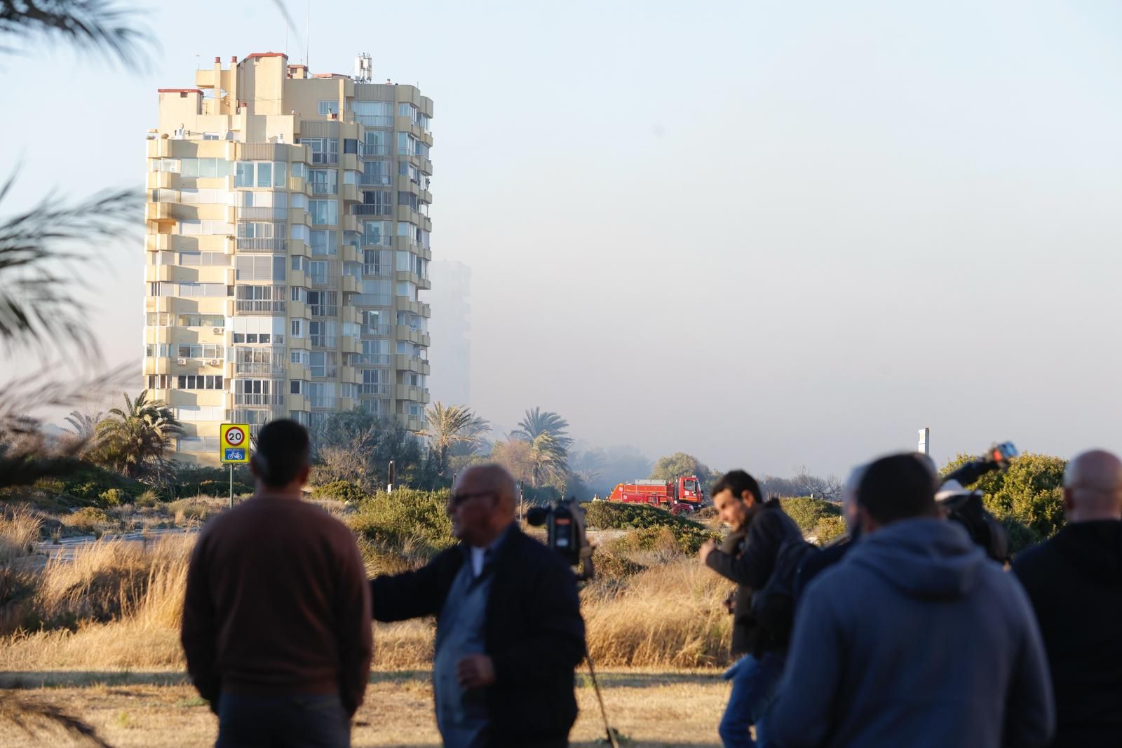 Declarado un incendio en el Saler