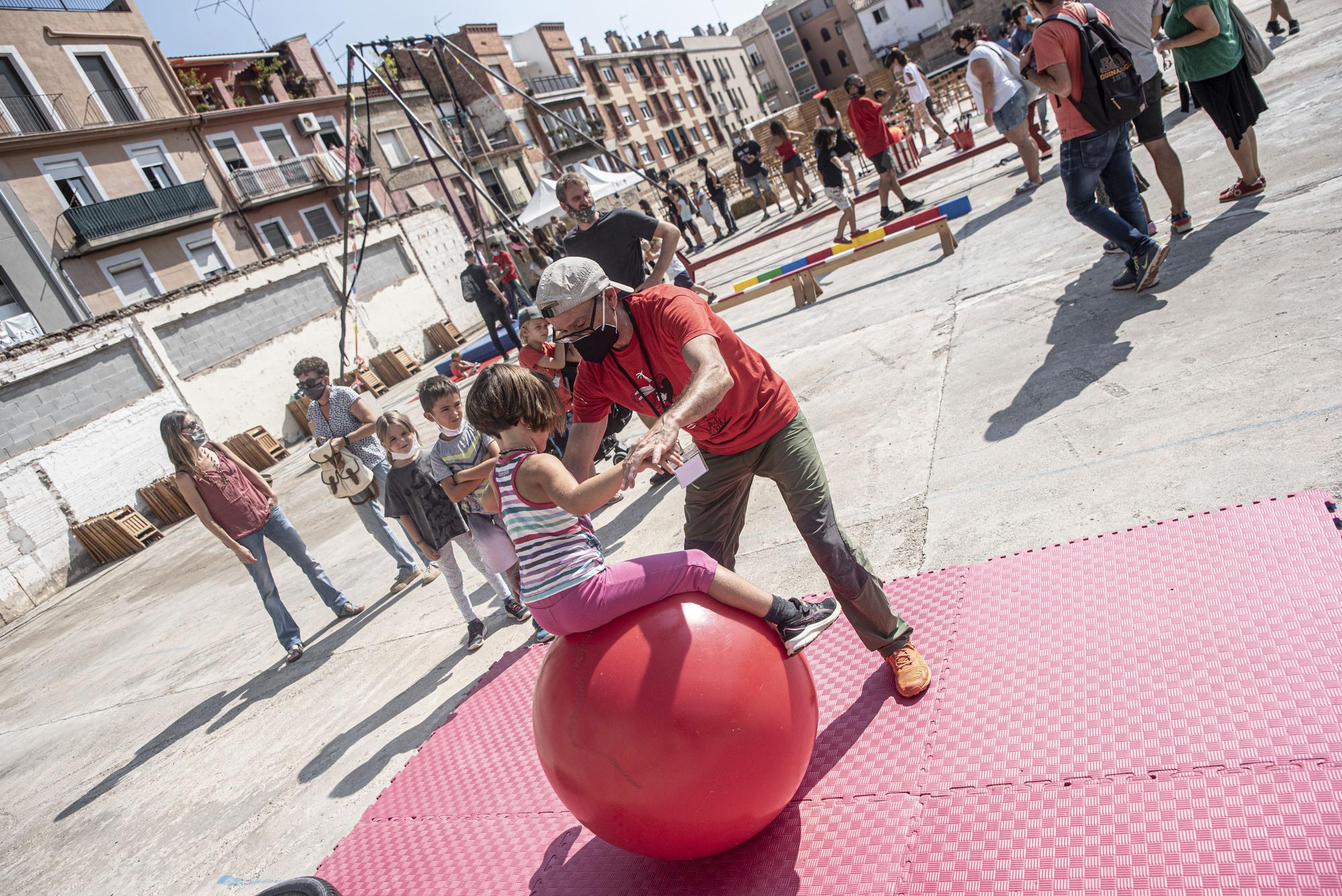 Espectacle de circ al Festivalet de Manresa