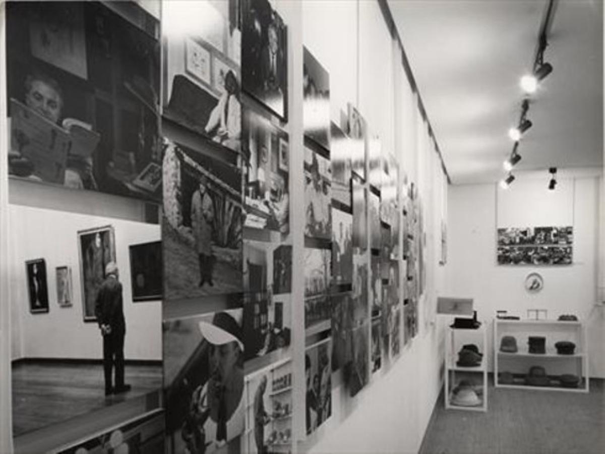 La exposició inaugural dedicada a Joan Prats en la galeria homònima.