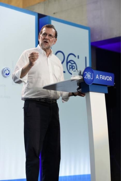 Mitin de Mariano Rajoy en el Auditorio de Murcia