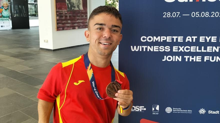 El picassentino Álvaro Rodrigo gana el bronce en fútbol en los Juegos Mundiales de talla baja