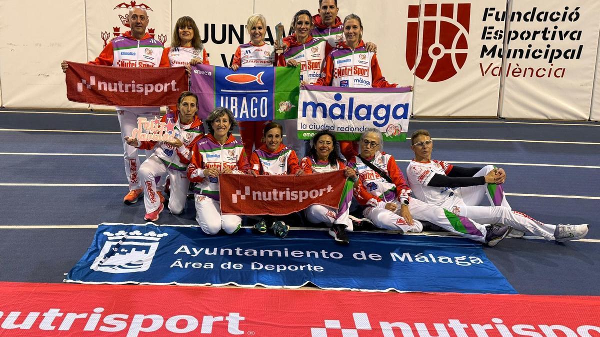 Gran participación de las malagueñas del Nutrisport en Valencia.
