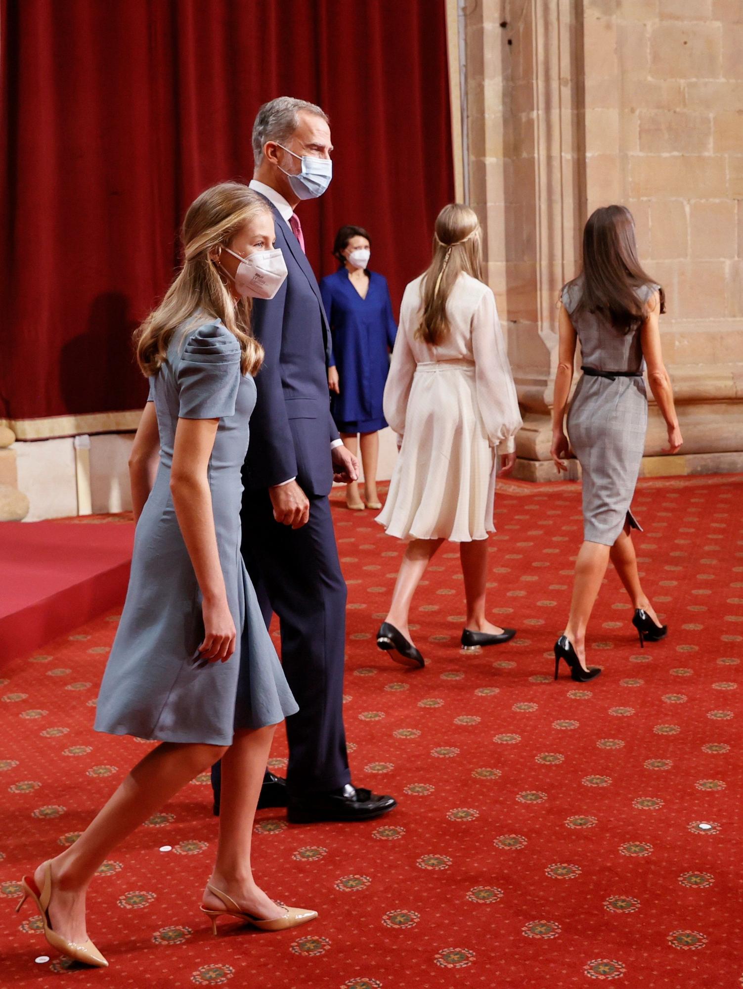El look de la Familia Real durante las audiencias en el Reconquista