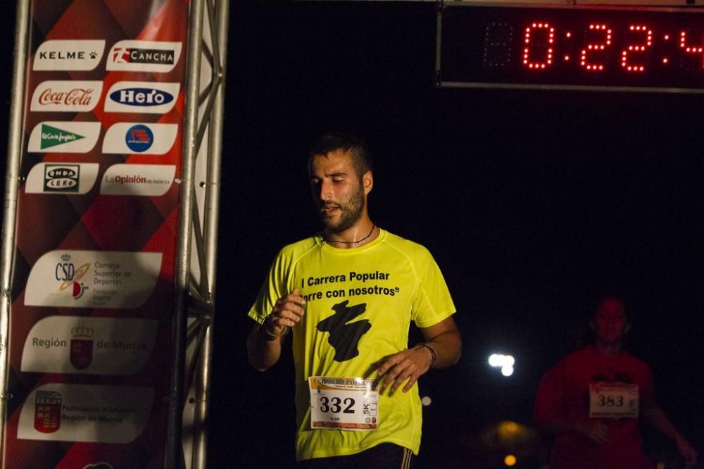 Carrera bajo la luna en Bolnuevo