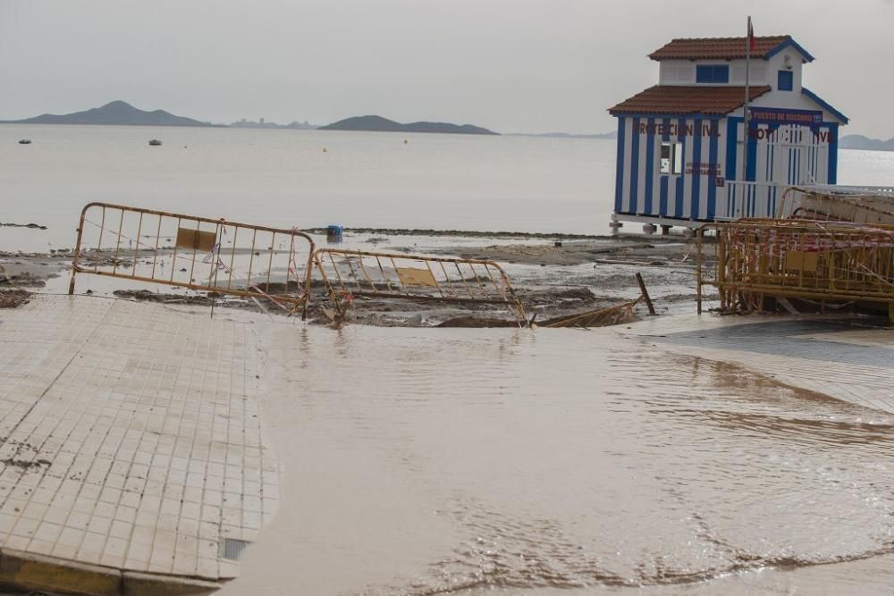 Borrasca Gloria: lluvias e inundaciones en Los Alcázares y San Javier