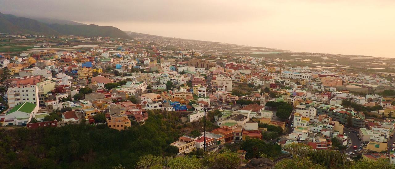 Imagen panorámica de Tejina.