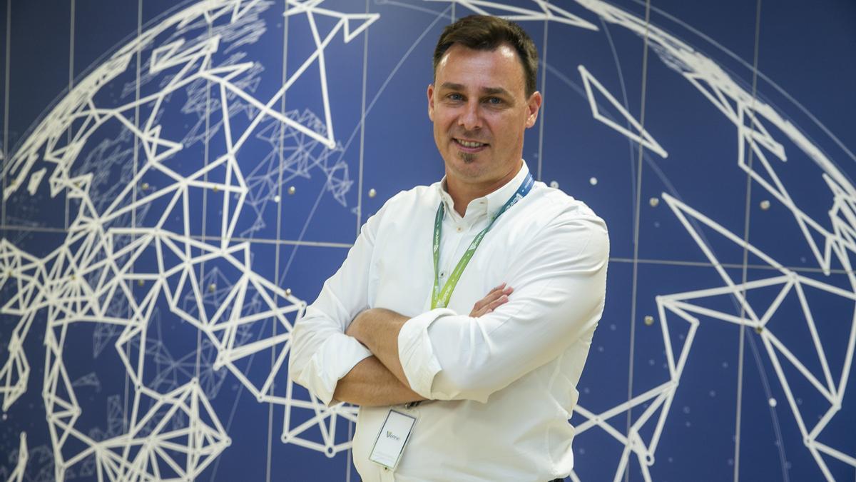 El CEO de Grupo Verne, Gianni Cecchin, en las instalaciones de la firma.