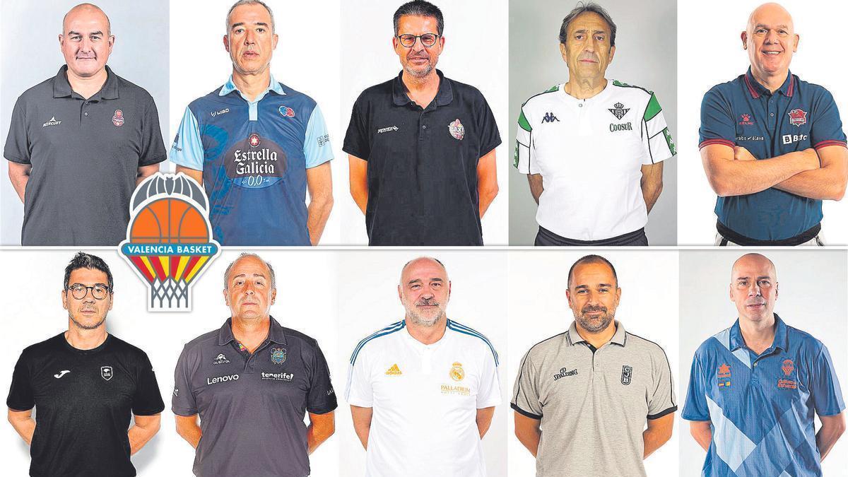 Los diez entrenadores de la ACB con el Valencia BC en su trayectoria