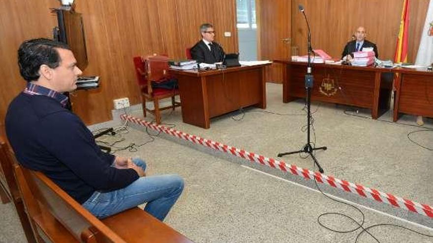 Roberto Martín, durante la primera jornada del juicio.