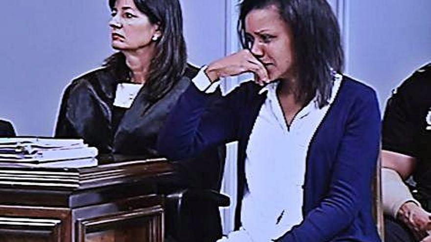 Ana Julia Quezada, ayer, durante el juicio.