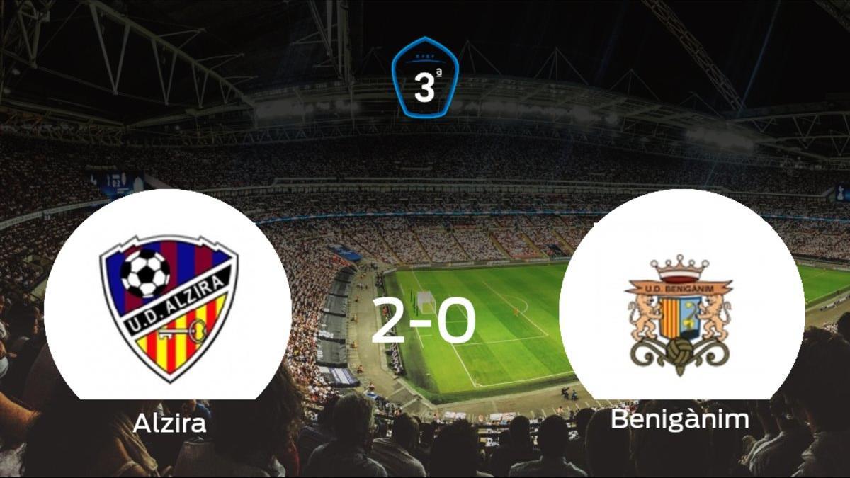 El Alzira suma tres puntos tras vencer 2-0 al Benigànim