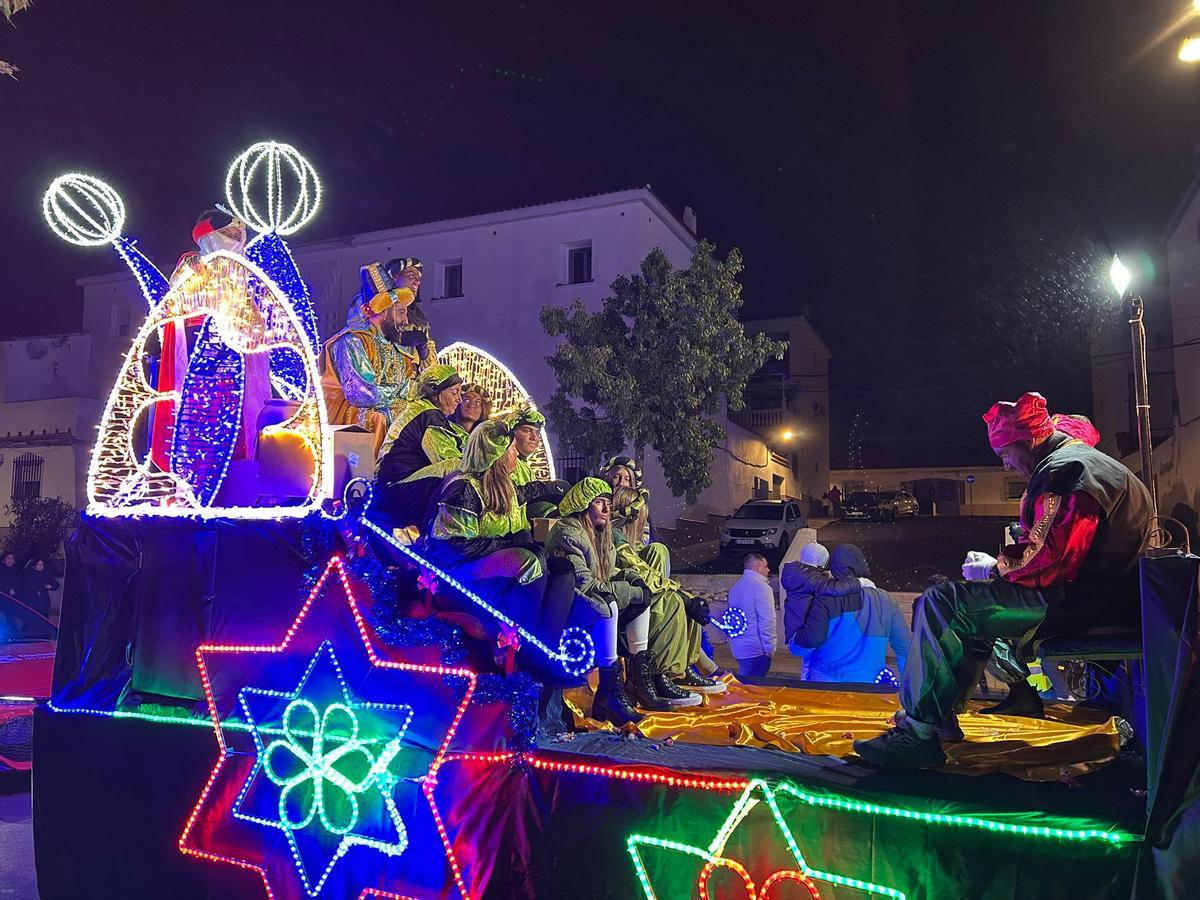 Carroza real en Peñarroya-Pueblonuevo.