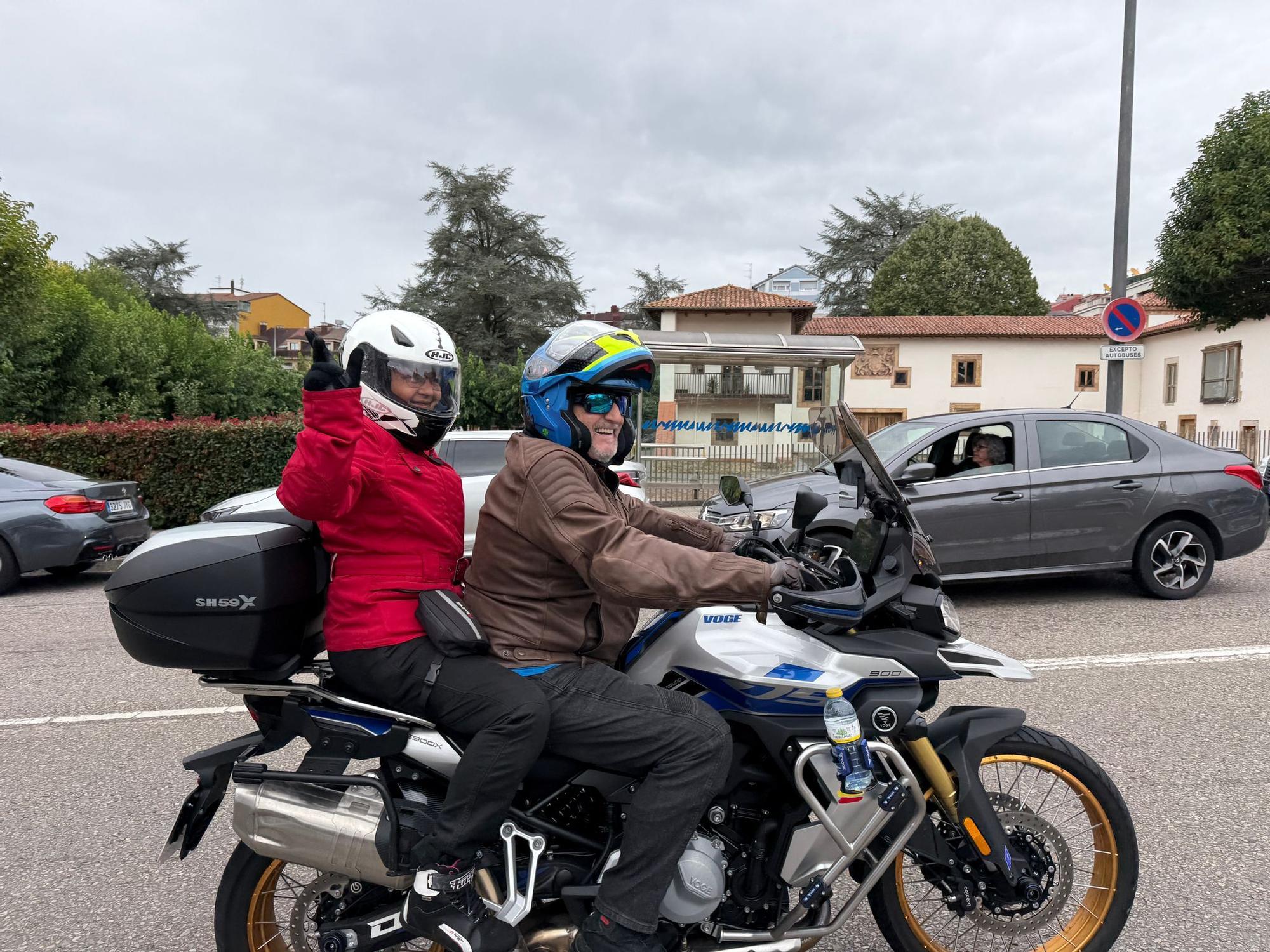 Así fue la primera salida del Motoencuentro Solidario en Siero