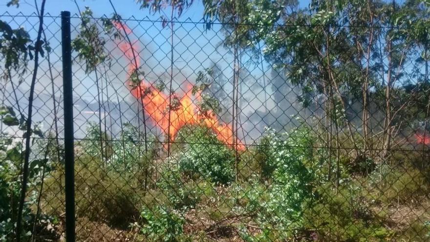 Incendio en O Morrazo