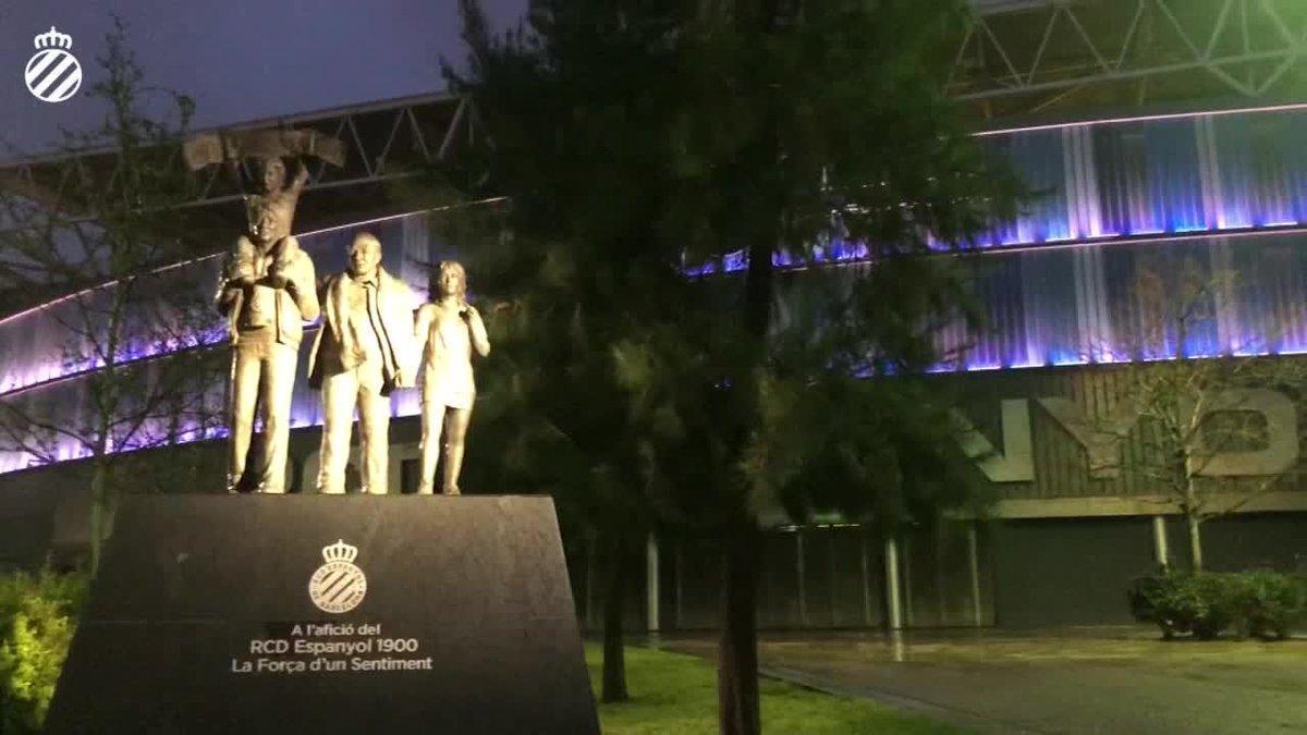 El RCD Espanyol anunció este lunes que iluminará el RCDE Stadium de color blanco en homenaje a los servicios sanitarios que trabajan para frenar la expansión del coronavirus.