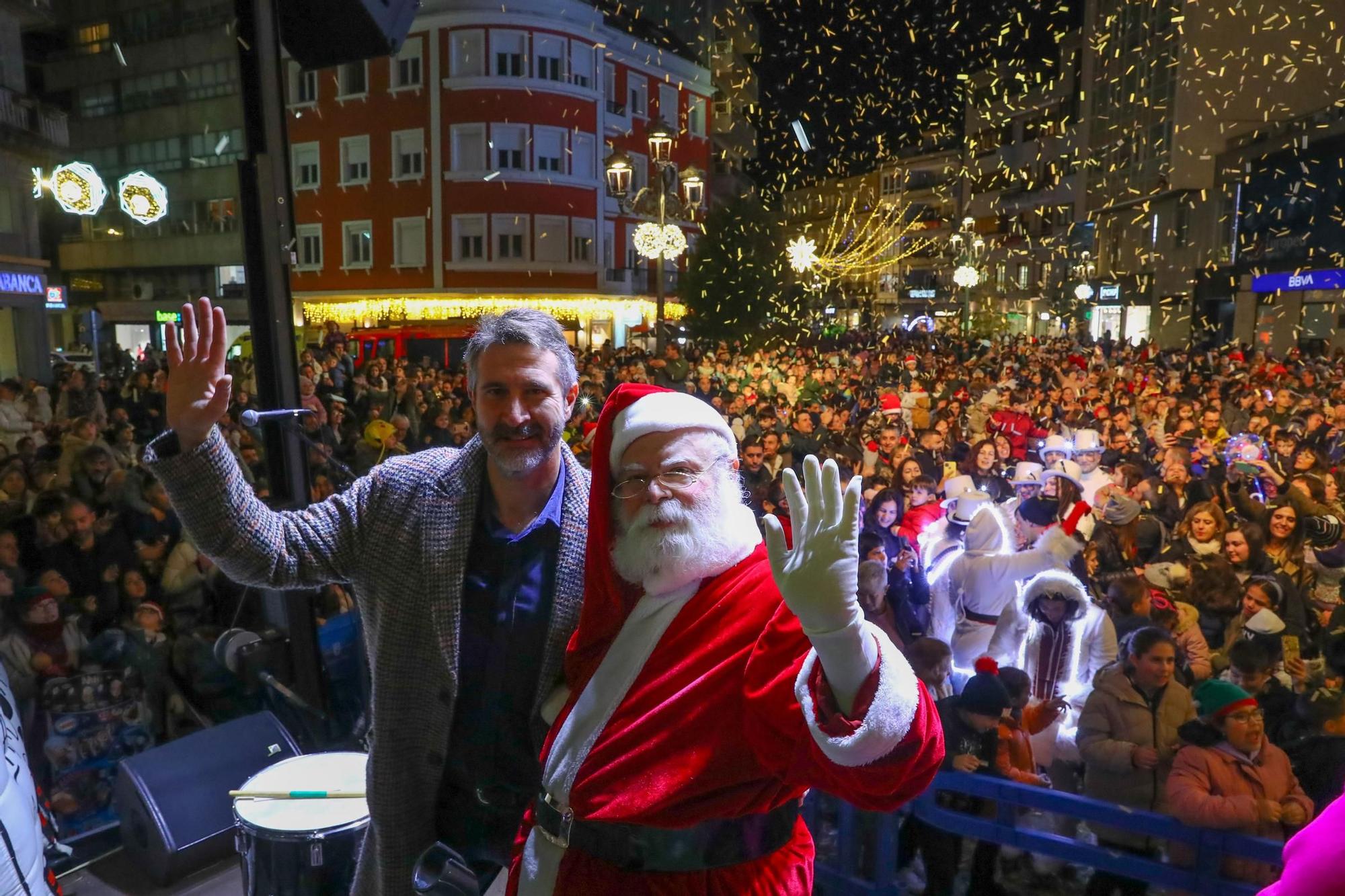 La Navidad ya deslumbra en Vilagarcía