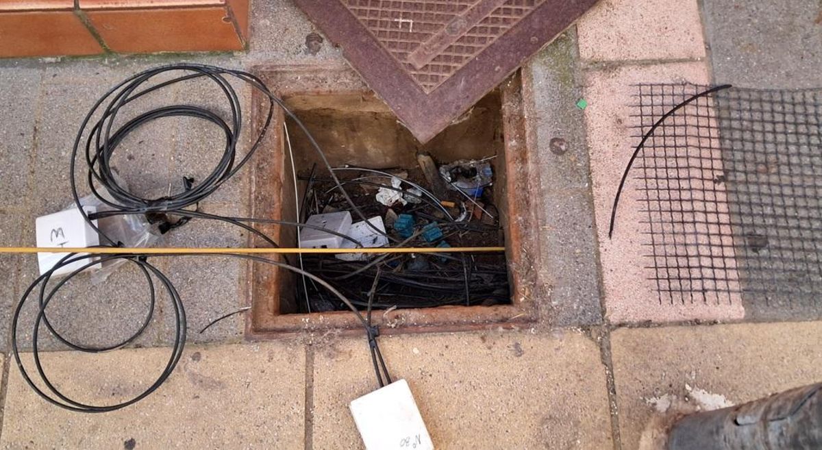 Reparación del cableado.