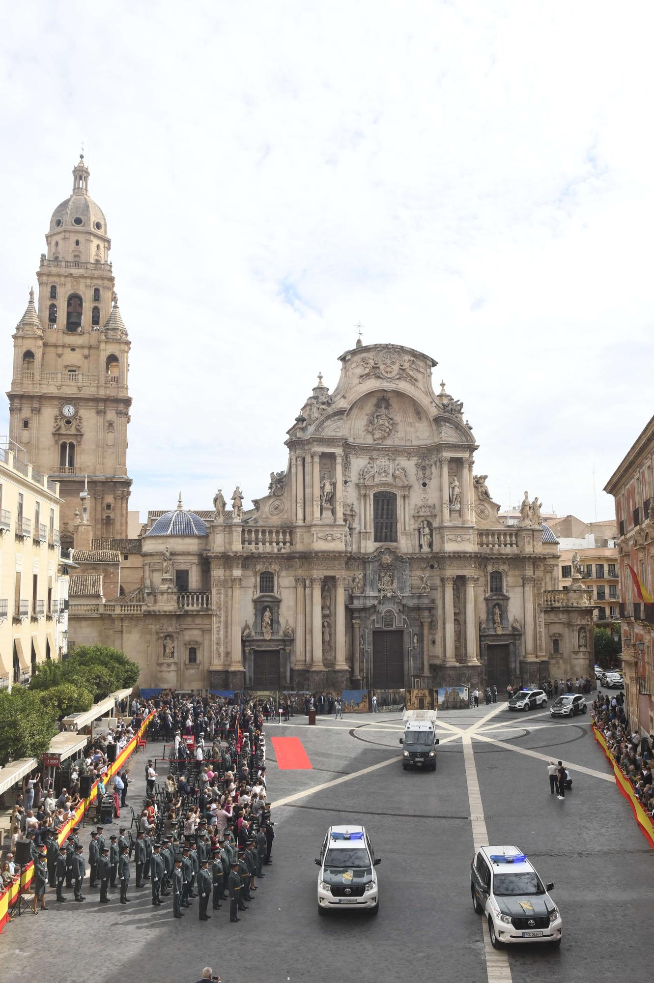 Acto institucional de la Guardia Civil en Murcia por el día de su Patrona