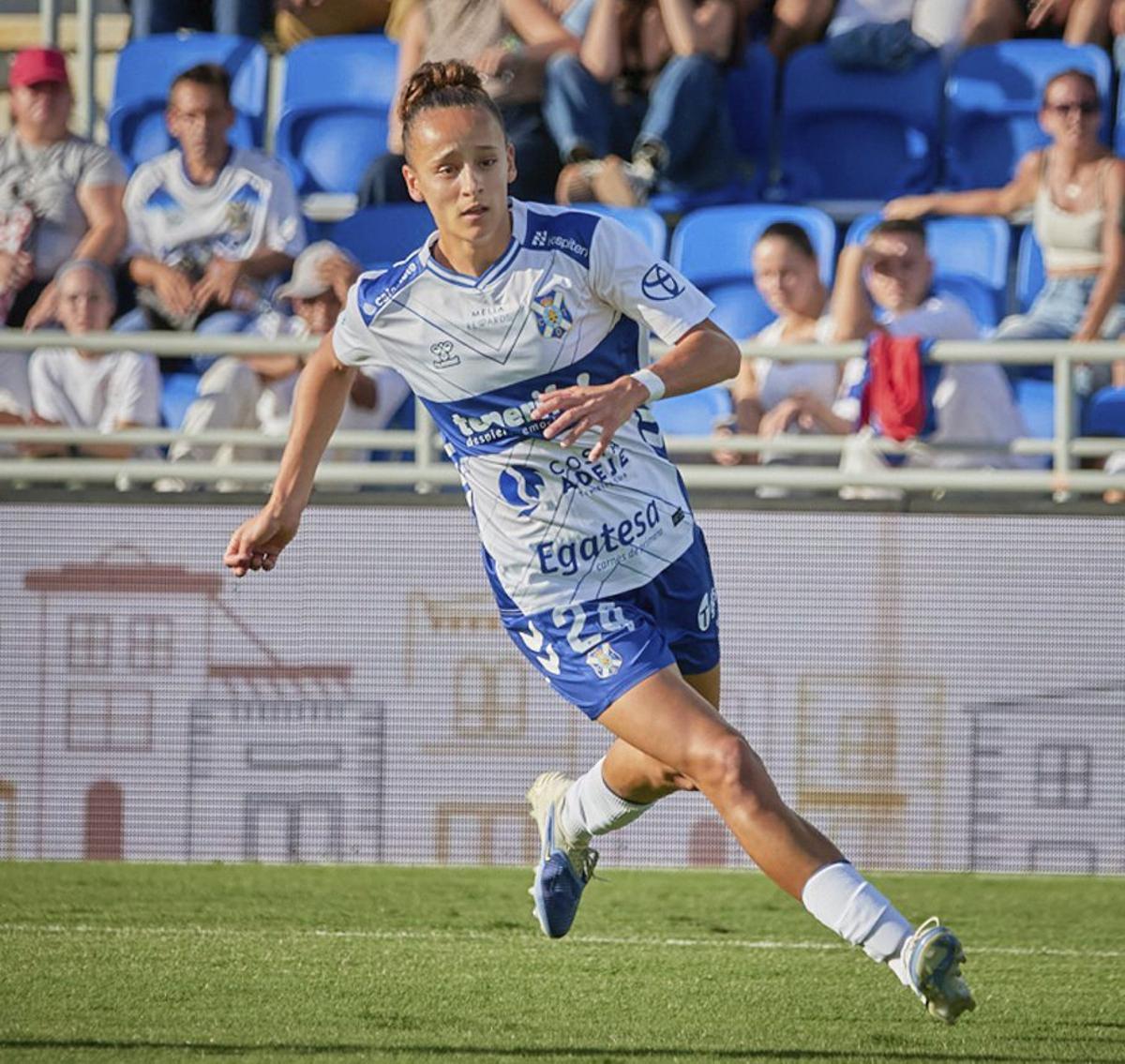Gramaglia, durante el encuentro ante el Real Madrid en el Heliodoro.  | CDT