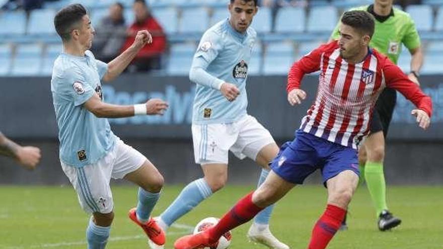 Imagen del último partido en casa del filial ante el Atlético B. // Grobas