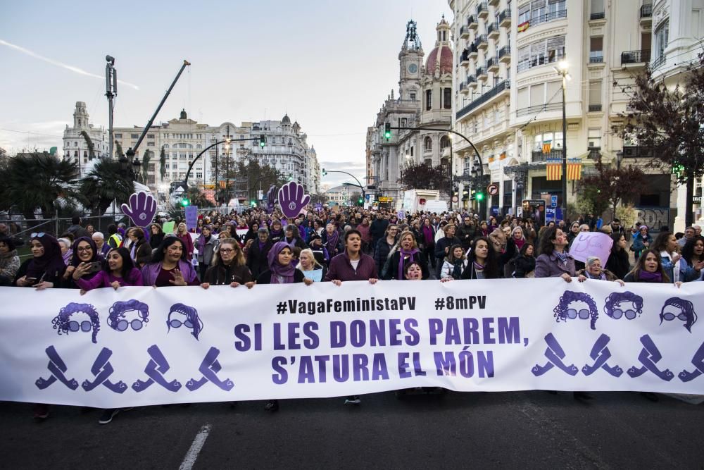 Manifestación del Día de la Mujer en València