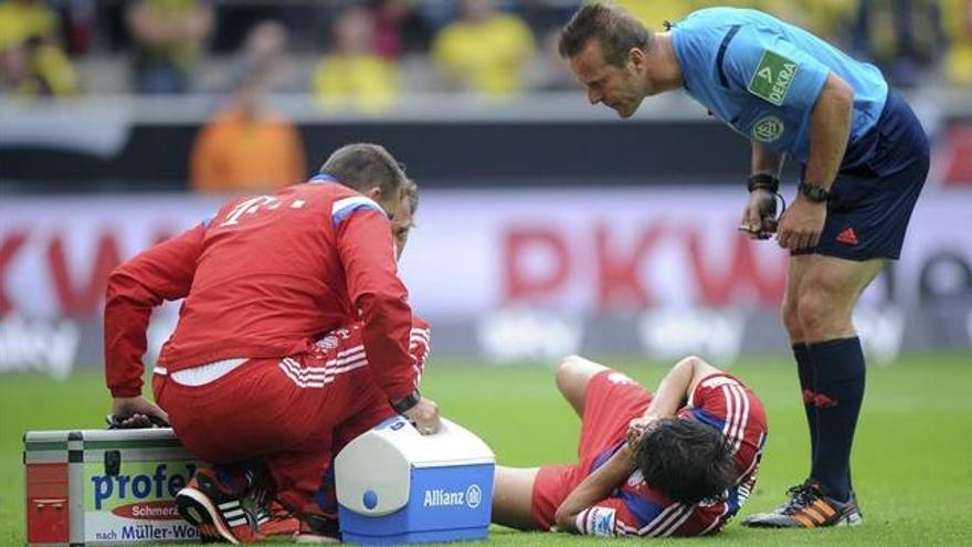 Javi Martínez, entre seis y siete meses de baja