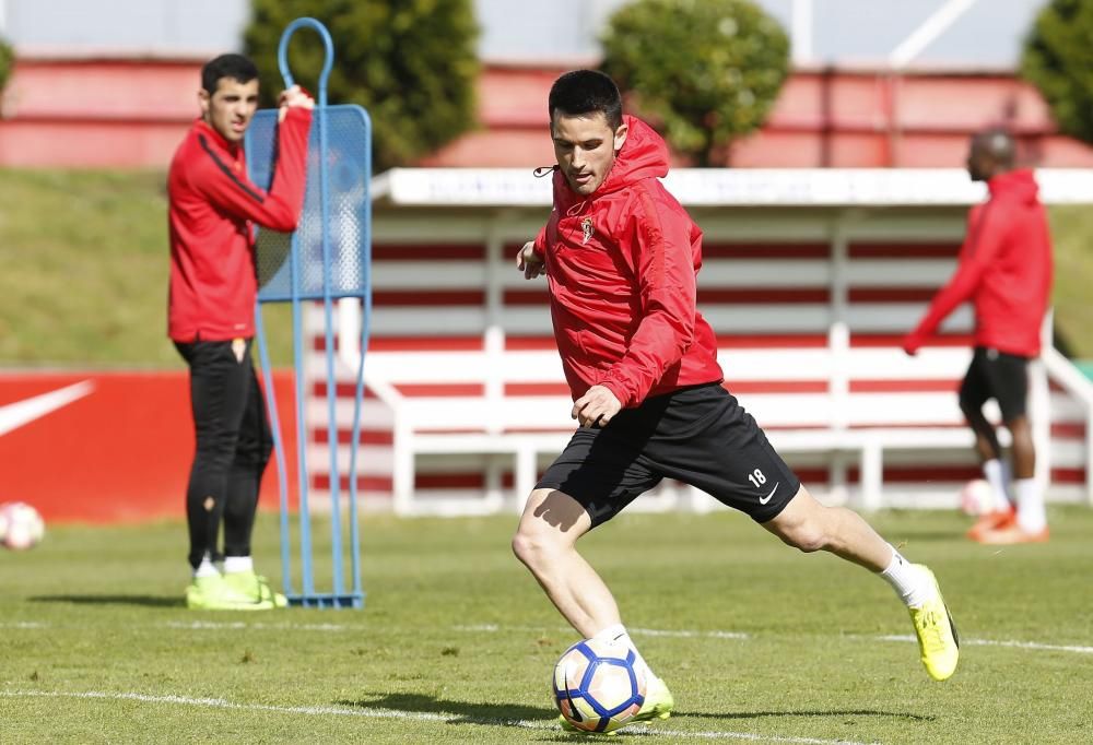 Entrenamiento del Sporting