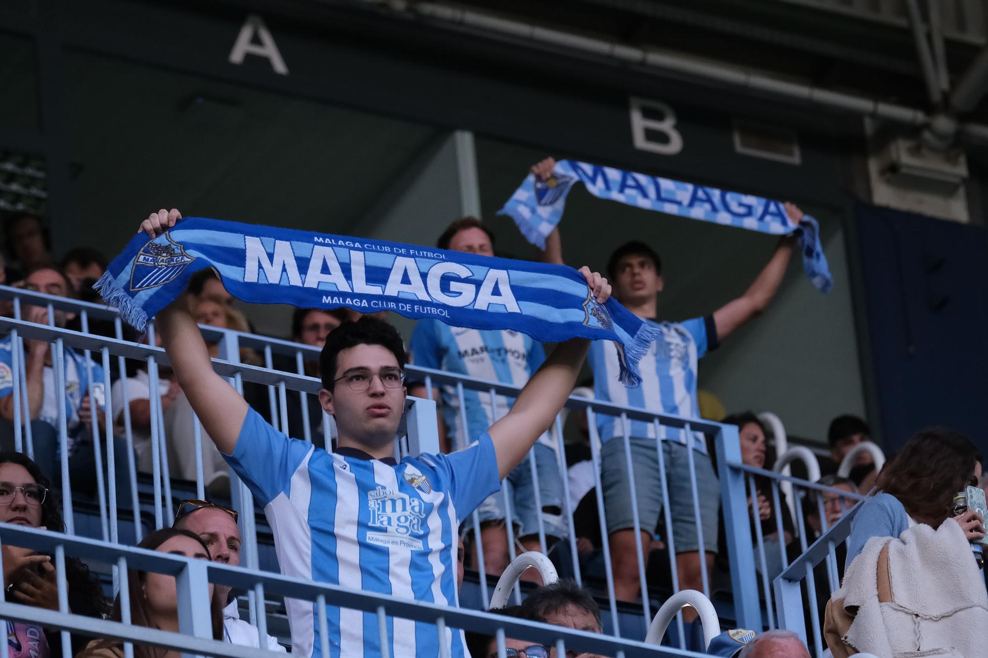 El Málaga CF - CD Mirandés, en imágenes