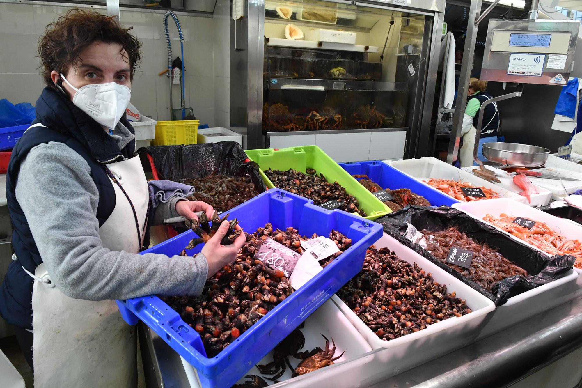 El precio del marisco se dispara de cara a la Navidad