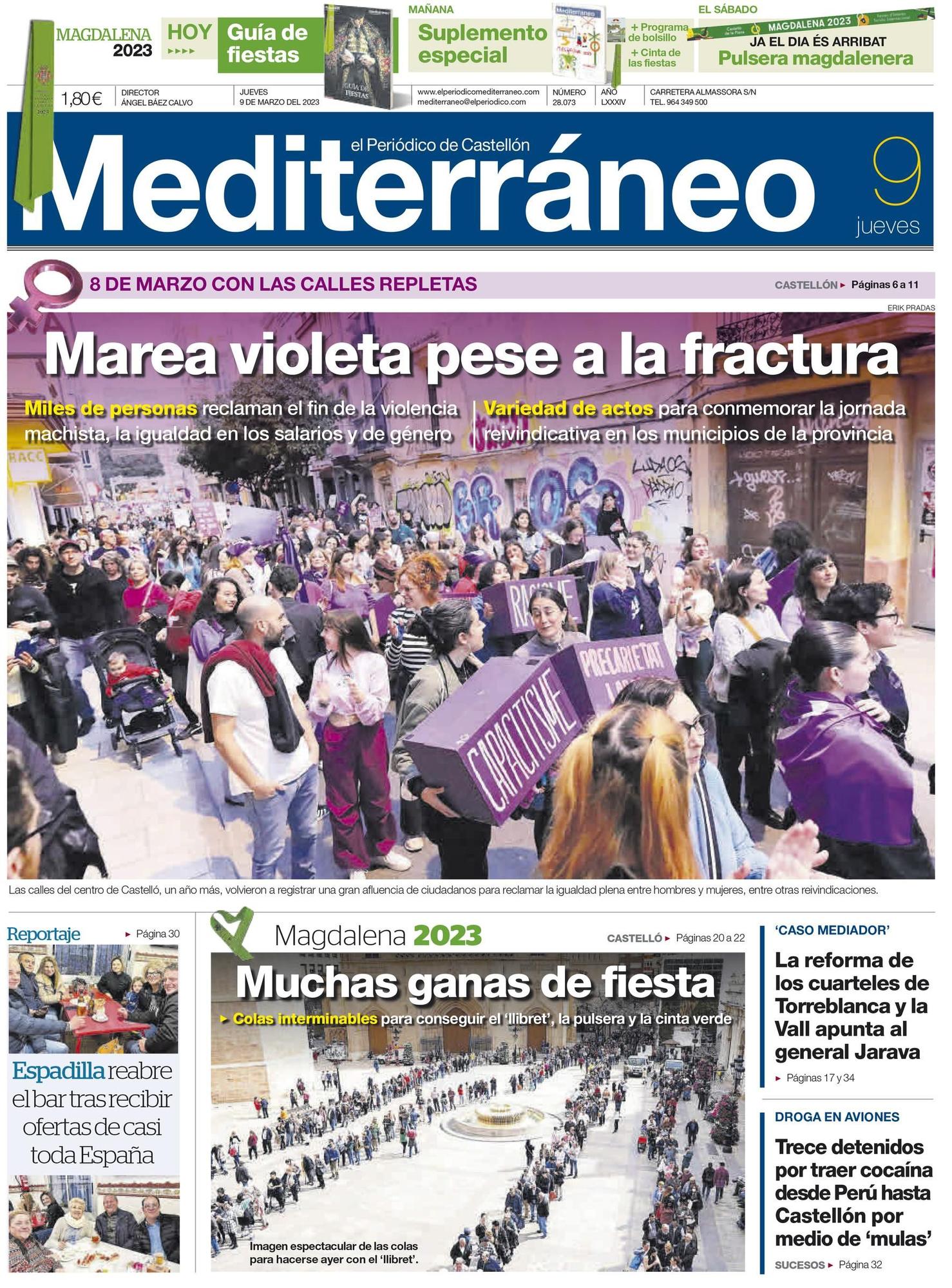 Un repaso gráfico del año: Las portadas más destacadas de 'Mediterráneo' del 2023