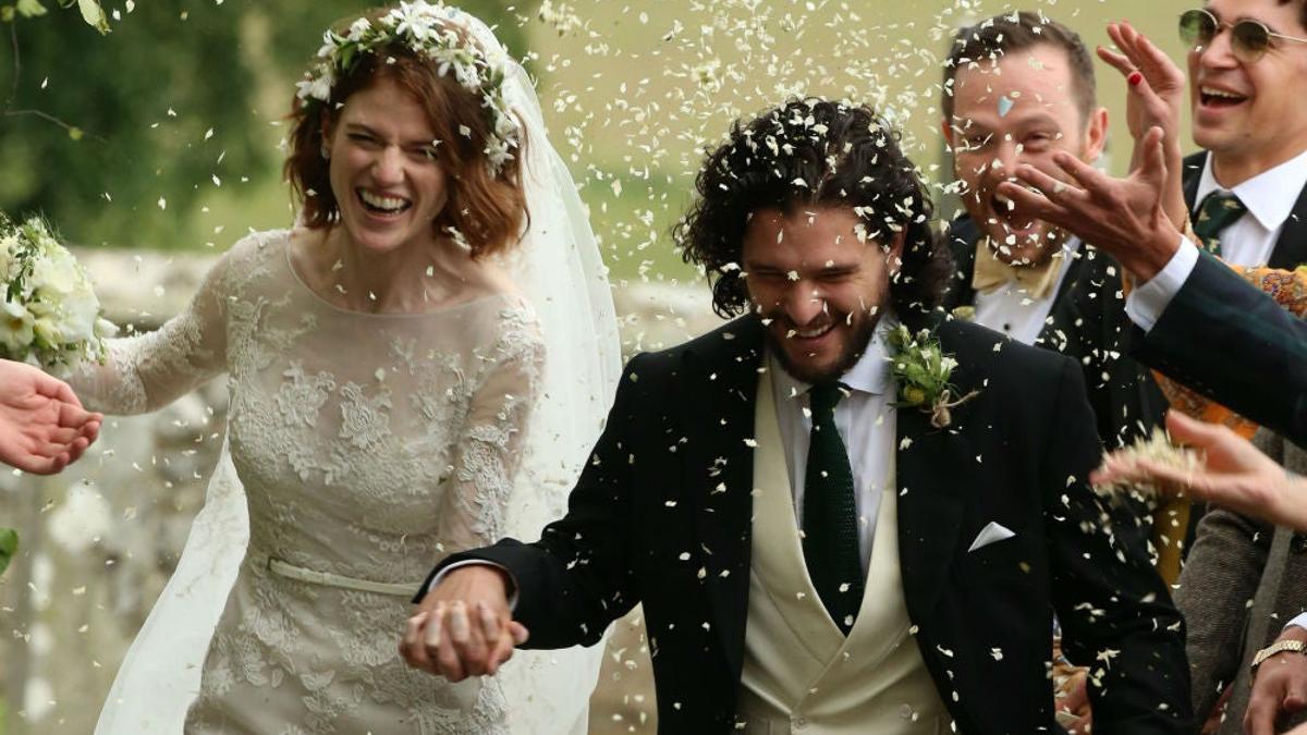 Rose Leslie y Kit Harington, recién casados